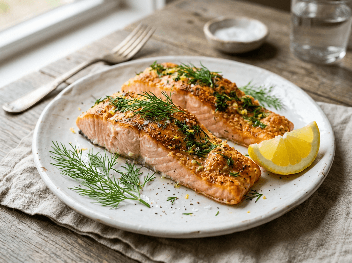 Salmone al Limone e Aneto